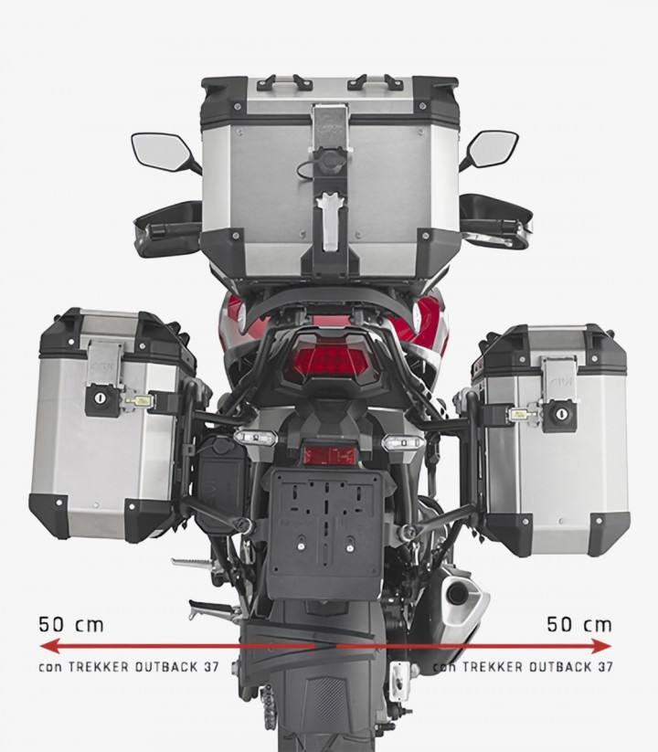 Portamaletas Laterales GIVI PL ONE-FIT para Honda NC750X (21-24) PLO1192CAM