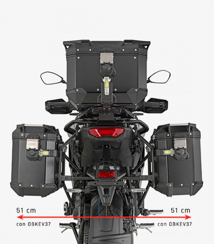 Portamaletas Laterales GIVI PL ONE-FIT para Yamaha Tracer 9 / Tracer 9 GT / Tracer 9 GT+ (25-26) PLO2171CAM