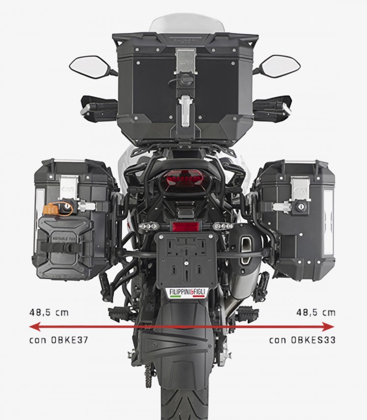 Portamaletas Laterales GIVI PL ONE-FIT para Benelli TRK702 (23-25) PLOS8717CAM