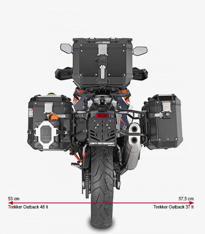 Portamaletas Laterales GIVI PL ONE-FIT para KTM 1290 Super Adventure R (21-25) PLO7713CAM