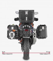 GIVI PL ONE-FIT Pannier Holders for KTM 1290 Super Adventure R (21-25) PLO7713CAM