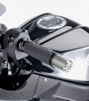 Contrapesos Largos Puig color Plata para Suzuki GSX-R1000/R