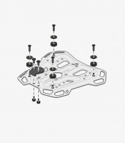 Maleta Superior con Soporte TRAX ADV Plateada 38 L KTM 250 / 390 Adventure (25) SW-MOTECH GPT.04.417.70000/S GPT.04.417.70000/S