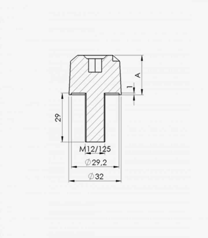 Contrapesos Largos Puig color Plata para Suzuki GSX-R1000/R