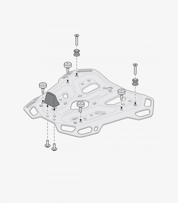 Maleta Superior con Soporte DUSC XL Negro 55 L para Varios Modelos de Husqvarna y KTM SW-MOTECH GPT.04.790.66000/B GPT.04.790...