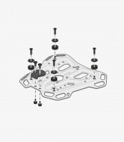 SW-MOTECH 38 L TRAX ADV Side Case with Carrier for para Varios modelos de Husqvarna y KTM Black GPT.04.790.70003/B GPT.04.790...