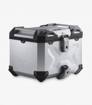 Maleta Superior con Soporte TRAX ADV Plateada 38 L para Varios modelos de Husqvarna y KTM SW-MOTECH GPT.04.790.70003/S GPT.04...
