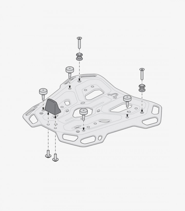 Maleta Superior con Soporte DUSC XL Negro 55 L KTM 1290 / 1390 Super Adventure (21-24) SW-MOTECH GPT.04.835.66000/B GPT.04.83...