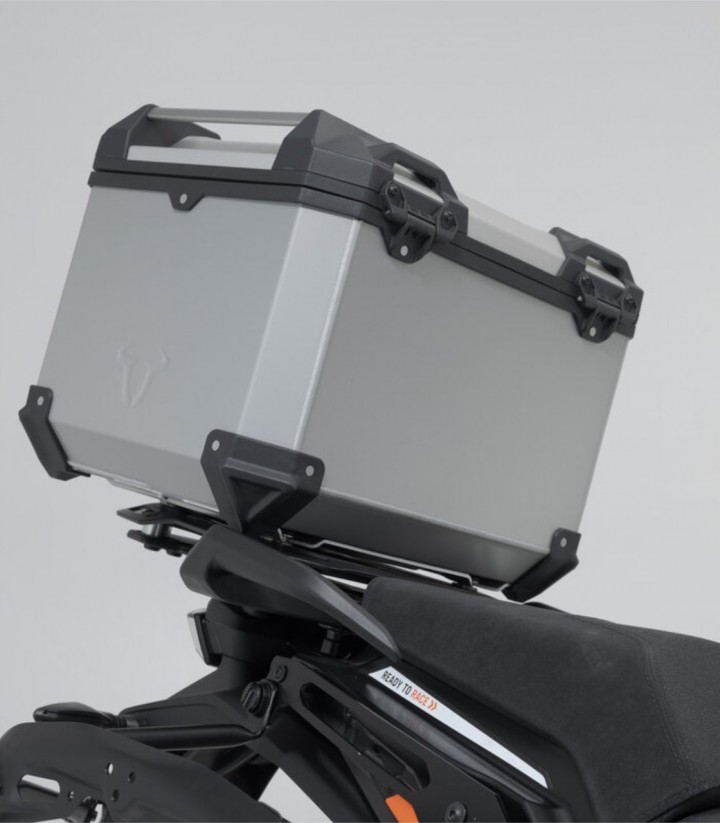 Maleta Superior con Soporte TRAX ADV Plateada 38 L KTM 1290 / 1390 Super Adventure (21-24) SW-MOTECH GPT.04.835.70000/S GPT.0...