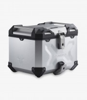 Maleta Superior con Soporte TRAX ADV Plateada 38 L Suzuki SV 650 / S (03-08), SV 1000 / S (03-05) SW-MOTECH GPT.05.232.70000/...