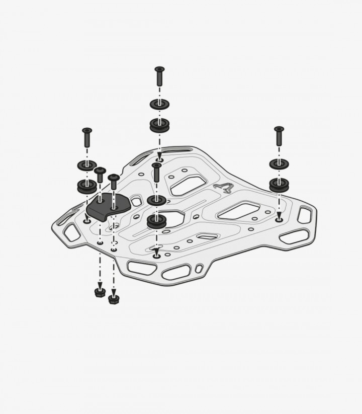 Maleta Superior con Soporte TRAX ADV Negra 38 L Suzuki GSF600 / 650 / 1200 / 1250 Bandit (00-16), GSX650F, GSX1250F ABS (09),...