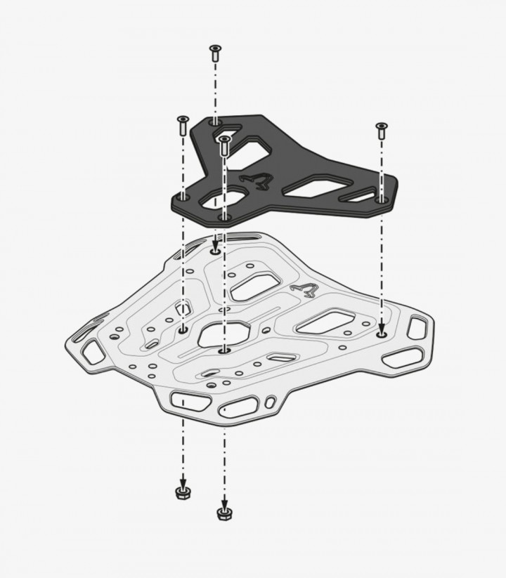Maleta Superior con Soporte URBAN ABS Negro 16-29 L Suzuki V-Strom 650 (16), V-Strom 1000 (14-19), V-Strom 1050 (19-22) SW-MO...