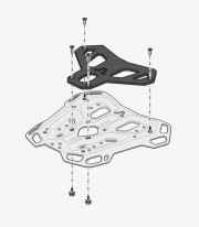 SW-MOTECH URBAN ABS 16-29 L Top Case with Carrier for Suzuki V-Strom 650 (16), V-Strom 1000 (14-19), V-Strom 1050 (19-22) Bla...