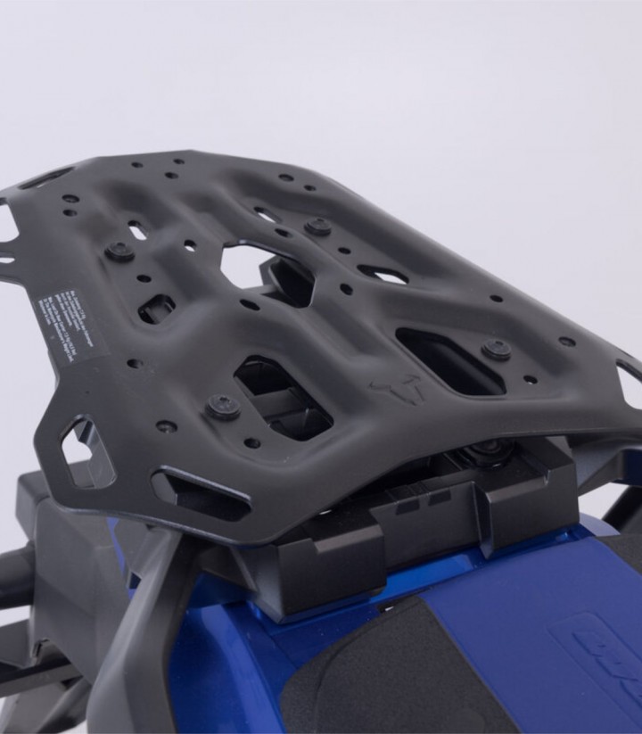Topcase mit Träger TRAX ADV Silber 38 L Suzuki V-Strom 1000 (14-19), 1050 (19-20), 1050DE (22), 650 (16) SW-MOTECH GPT.05.440.70