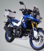 Maleta Superior con Soporte TRAX ADV Plateada 38 L Suzuki V-Strom 650 (16), V-Strom 1000 (14-19), V-Strom 1050 (19-22) SW-MOT...