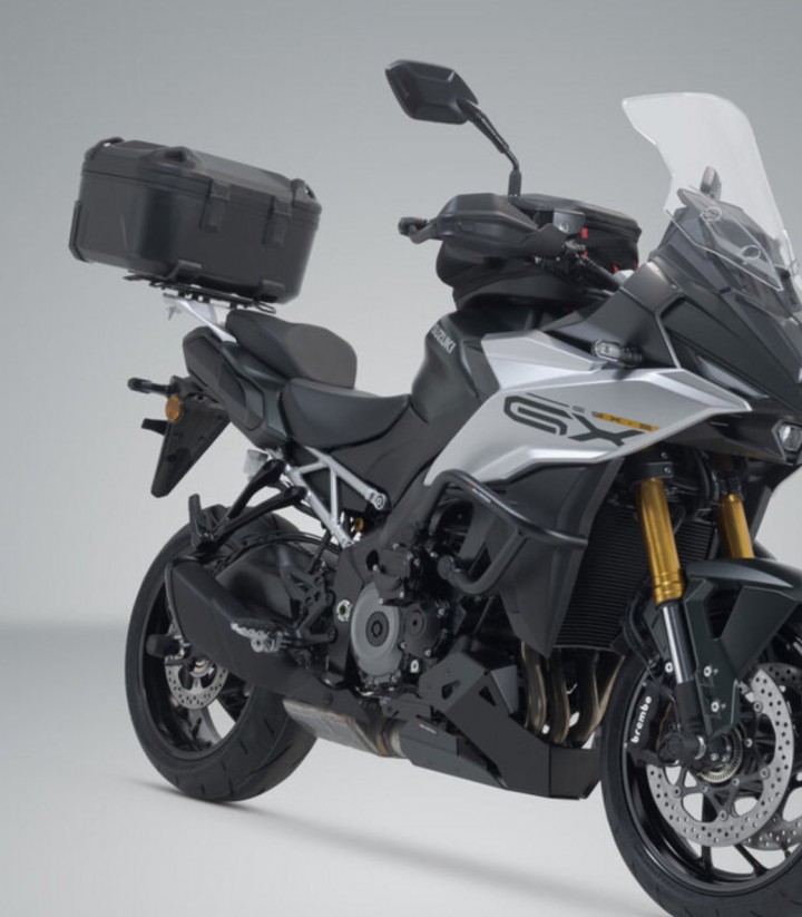 Topcase mit Träger DUSC Schwarz 41 L Suzuki GSX-S1000GX (23) SW-MOTECH GPT.05.601.65001/B