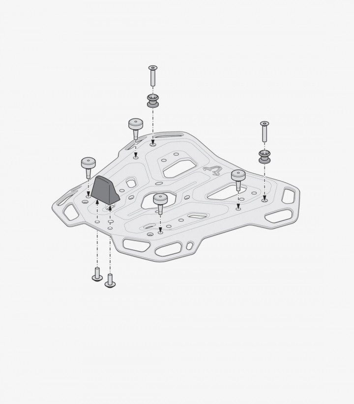 Maleta Superior con Soporte DUSC XL Negro 55 L Suzuki GSX-S1000GX (23) SW-MOTECH GPT.05.601.66000/B GPT.05.601.66000/B