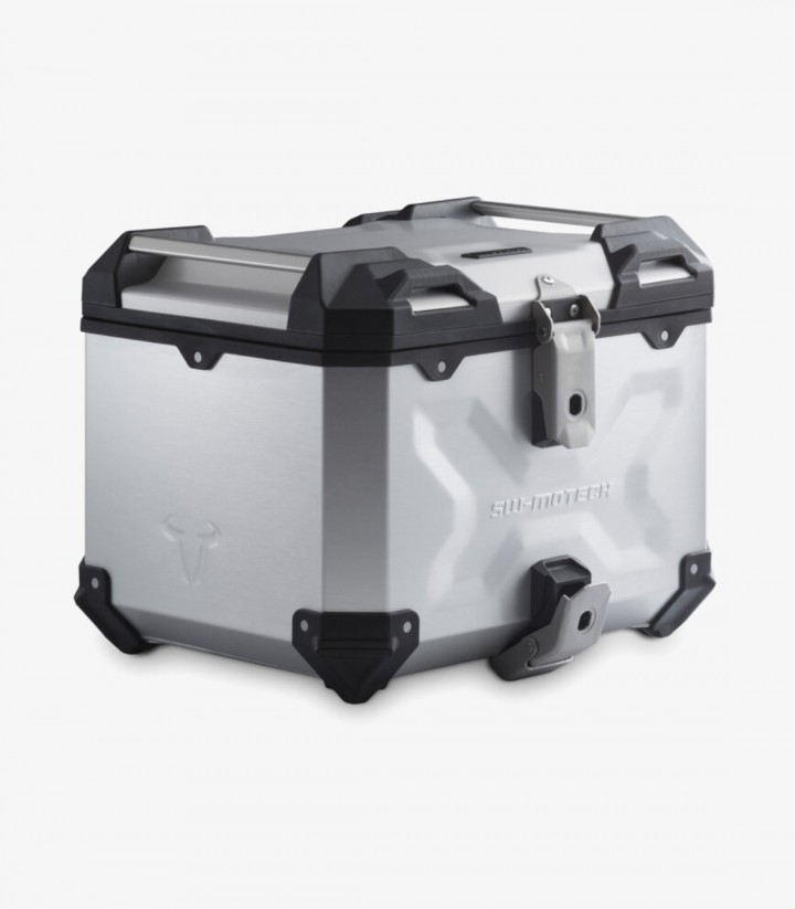 Topcase mit Träger TRAX ADV Silber 38 L Suzuki GSX-S1000GX (23) SW-MOTECH GPT.05.601.70000/S