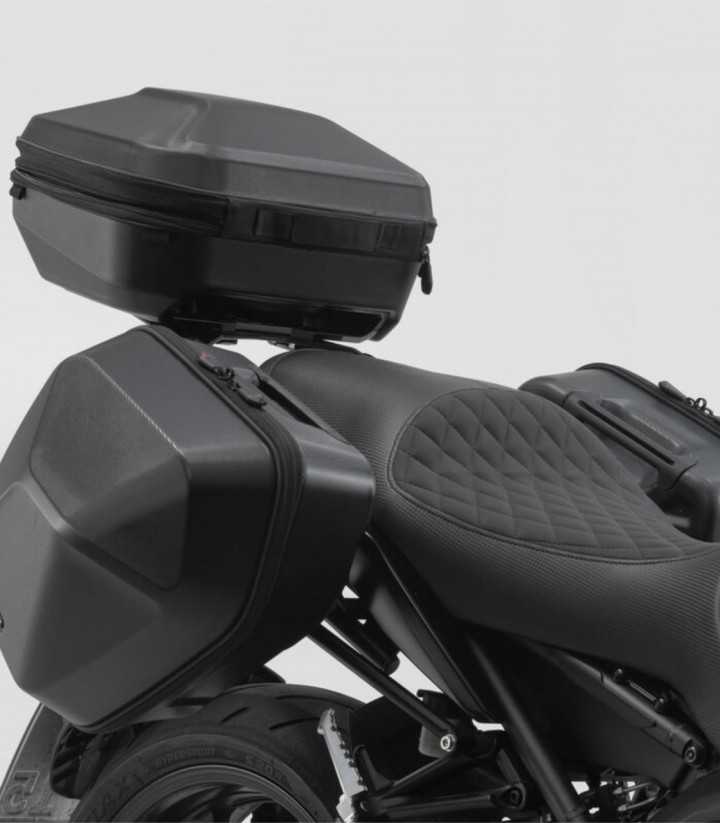 Maleta Superior con Soporte URBAN ABS Negro 16-29 L Suzuki SV650X (18), SV650 ABS (15) SW-MOTECH GPT.05.670.60000/B GPT.05.67...