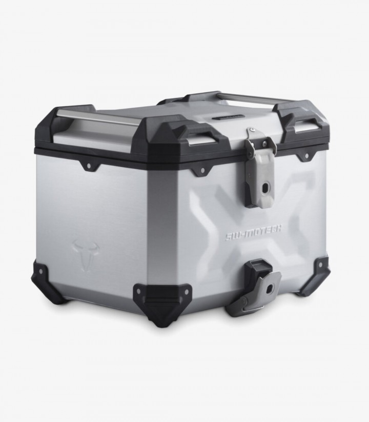 Maleta Superior con Soporte TRAX ADV Plateada 38 L Suzuki V-Strom 800 / DE (22) SW-MOTECH GPT.05.845.70000/S GPT.05.845.70000/S