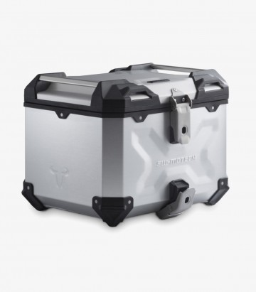 Maleta Superior con Soporte TRAX ADV Plateada 38 L Suzuki V-Strom 800 / DE (22) SW-MOTECH GPT.05.845.70000/S