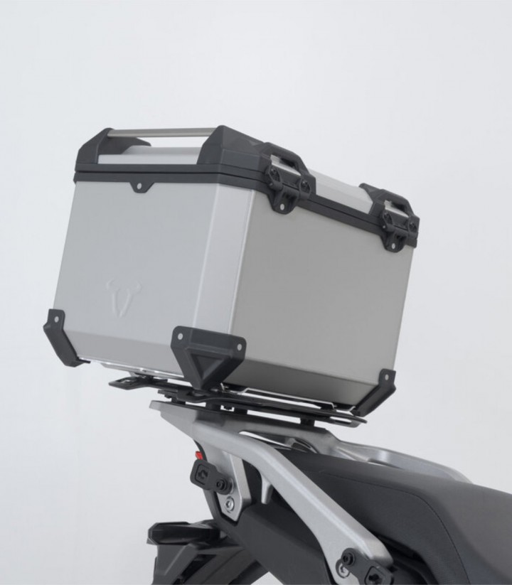 Maleta Superior con Soporte TRAX ADV Plateada 38 L Suzuki V-Strom 800 / DE (22) SW-MOTECH GPT.05.845.70000/S GPT.05.845.70000/S