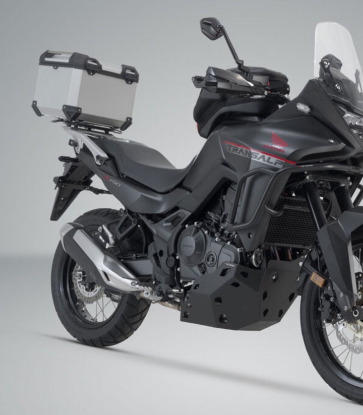 Maleta Superior con Soporte TRAX ADV Plateada 38 L Suzuki V-Strom 800 / DE (22) SW-MOTECH GPT.05.845.70000/S GPT.05.845.70000/S