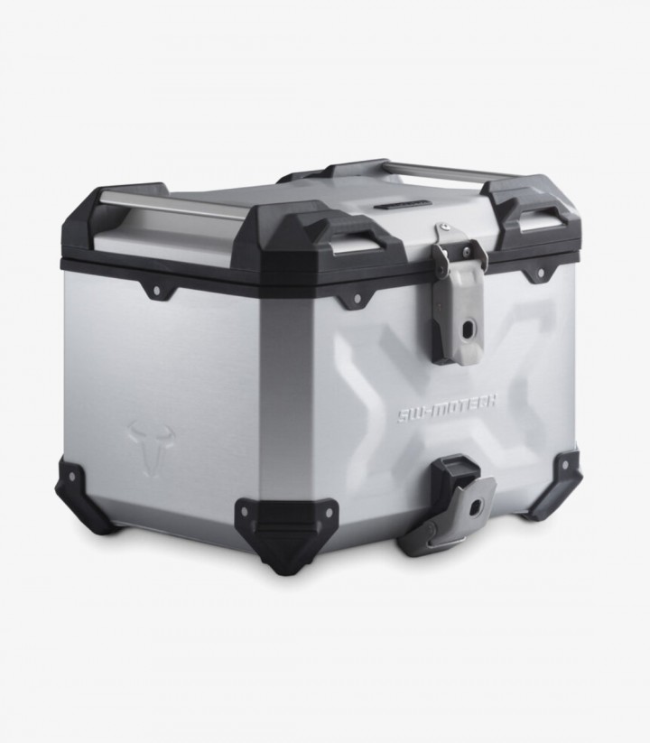 Maleta Superior con Soporte TRAX ADV Plateada 38 L Yamaha Tracer 7 (25) SW-MOTECH GPT.06.020.70000/S GPT.06.020.70000/S