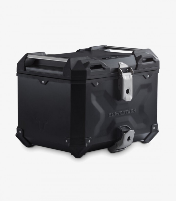 Maleta Superior con Soporte TRAX ADV Negra 38 L Yamaha MT-07 Tracer (16-25), Tracer 700 (16-20), Tracer 7 (21-25) SW-MOTECH G...
