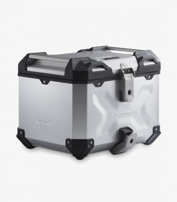Maleta Superior con Soporte TRAX ADV Plateada 38 L Yamaha Tracer 9 (24) SW-MOTECH GPT.06.597.70000/S GPT.06.597.70000/S