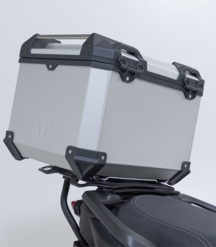 Maleta Superior con Soporte TRAX ADV Plateada 38 L Yamaha Tracer 9 (24) SW-MOTECH GPT.06.597.70000/S GPT.06.597.70000/S