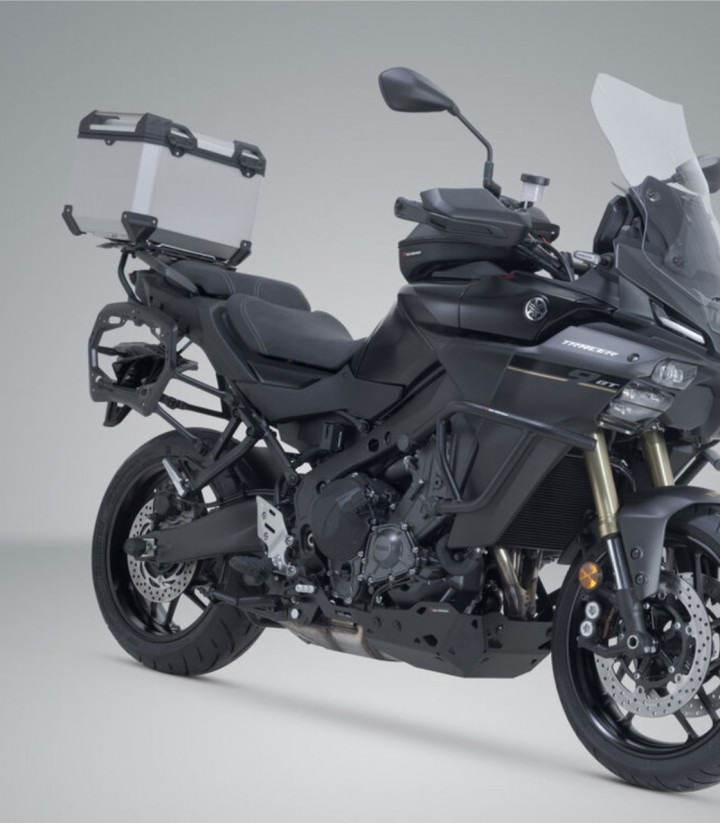 Maleta Superior con Soporte TRAX ADV Plateada 38 L Yamaha Tracer 9 (24) SW-MOTECH GPT.06.597.70000/S GPT.06.597.70000/S