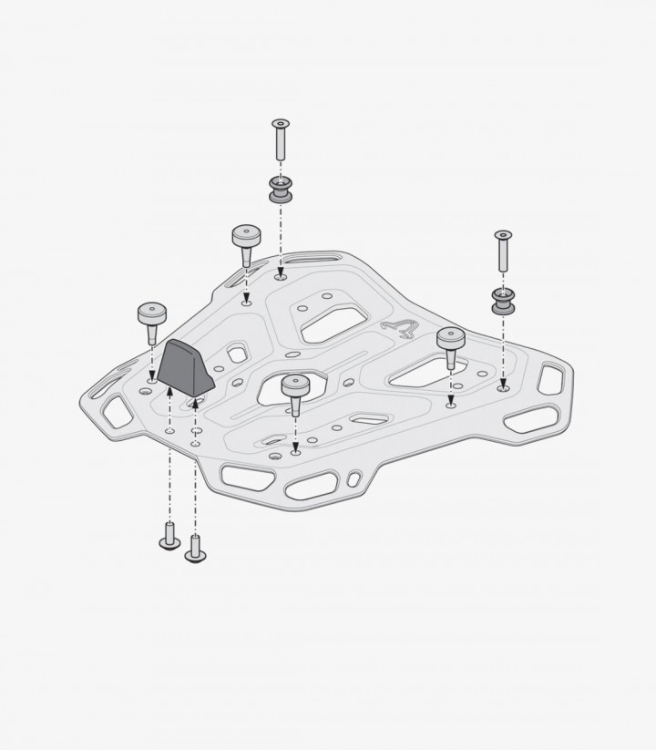Maleta Superior con Soporte DUSC XL Negro 55 L Yamaha Ténéré 700 (19-24) SW-MOTECH GPT.06.799.66000/B GPT.06.799.66000/B
