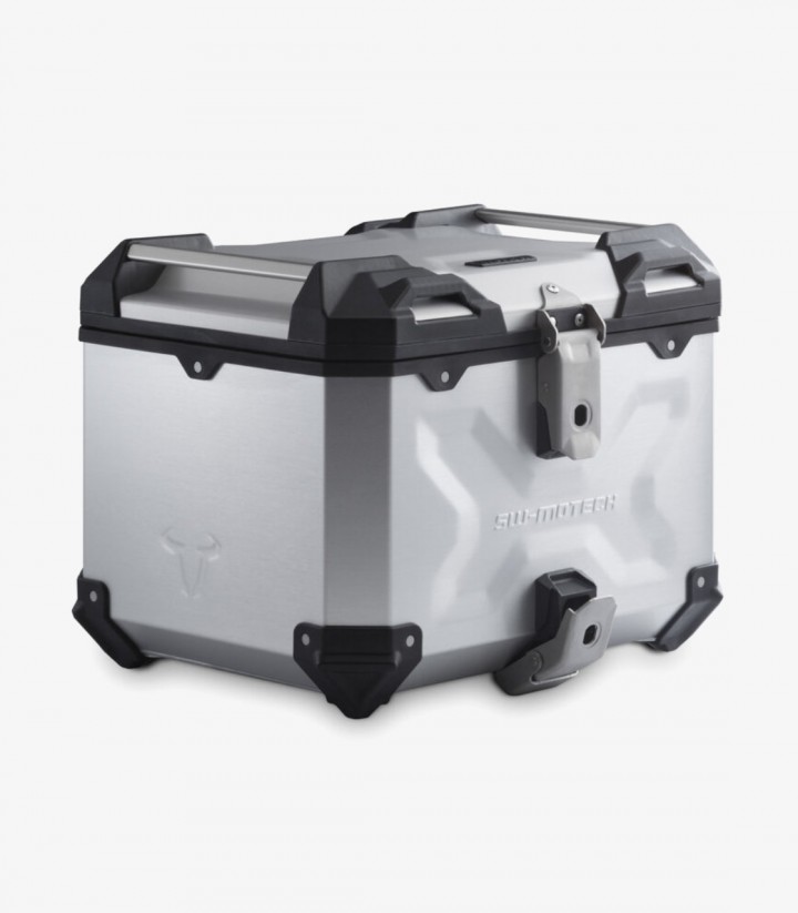Maleta Superior con Soporte TRAX ADV Plateada 38 L Yamaha Ténéré 700 (19-24) SW-MOTECH GPT.06.799.70000/S GPT.06.799.70000/S