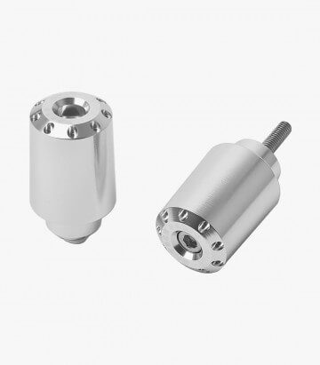Puig Long Bar Ends in Silver for Kymco AK 550