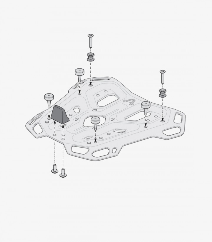 Maleta Superior con Soporte DUSC XL Negro 55 L Yamaha Tracer 900 (17-20) SW-MOTECH GPT.06.871.66001/B GPT.06.871.66001/B