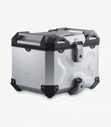 Maleta Superior con Soporte TRAX ADV Plateada 38 L Yamaha Tracer 900 GT (18-20), Tracer 900, MT-09 Tracer, FJ-09 (17-20) SW-MOTE