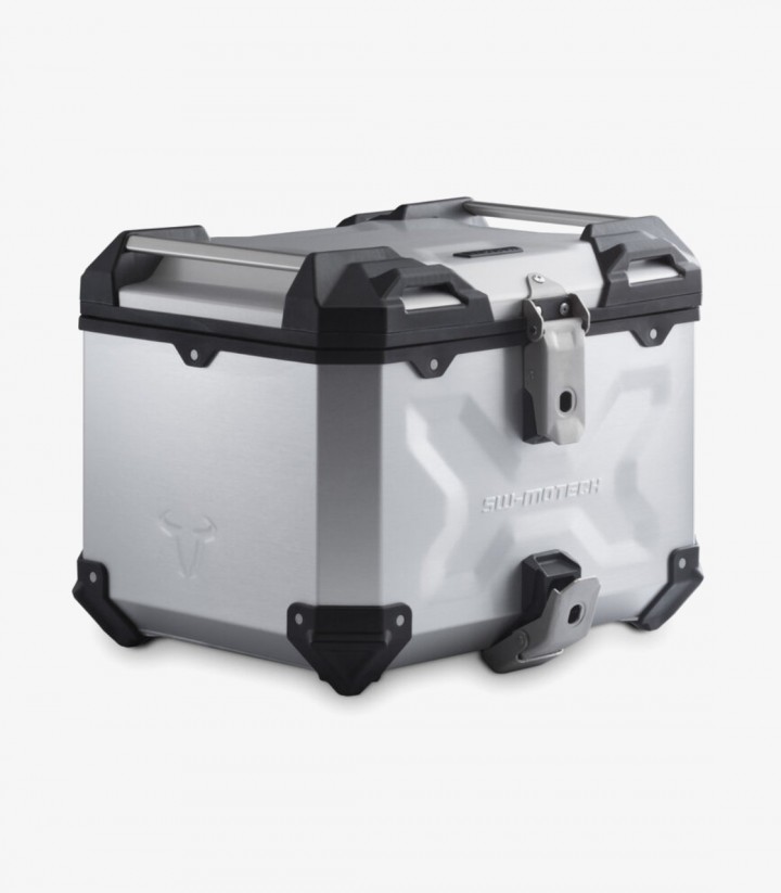 Maleta Superior con Soporte TRAX ADV Plateada 38 L Yamaha Tracer 9 / GT / GT + (20-24) SW-MOTECH GPT.06.921.70000/S GPT.06.92...