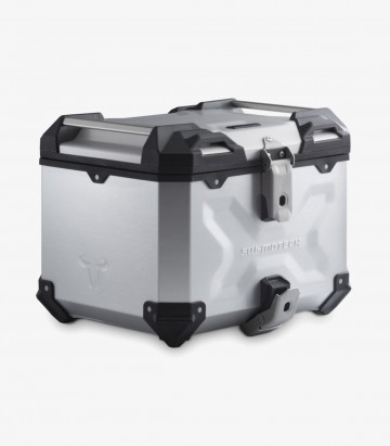 Maleta Superior con Soporte TRAX ADV Plateada 38 L Yamaha Tracer 9 (20-24) SW-MOTECH GPT.06.921.70000/S