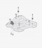 Maleta Superior con Soporte DUSC XL Negro 55 L BMW F800GS / F700GS / F800GS Adventure (12-18), F650GS Twin (07-12) SW-MOTECH ...