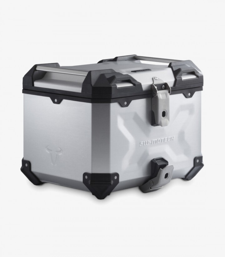 Topcase mit Träger TRAX ADV Silber 38 L BMW F 900 GS (23) SW-MOTECH GPT.07.602.70000/S