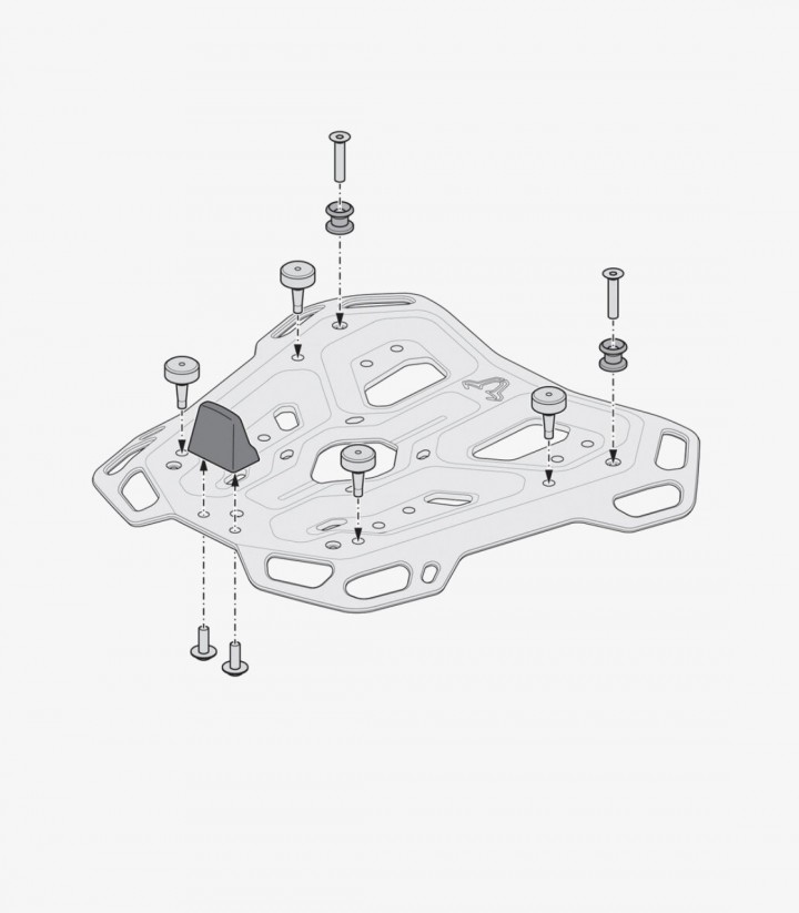 Maleta Superior con Soporte DUSC XL Negro 55 L BMW R1200GS (12-18), R1250GS (18-24) SW-MOTECH GPT.07.782.66000/B GPT.07.782.6...