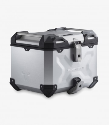 Maleta Superior con Soporte TRAX ADV Plateada 38 L BMW R 1200 GS LC (12-18), R 1250 GS (18-24) SW-MOTECH GPT.07.782.70001/S