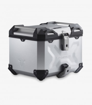 Maleta Superior con Soporte TRAX ADV Plateada 38 L BMW R 1200 GS LC Adventure (13-18), R 1250 GS Adventure (18-24) SW-MOTECH GPT