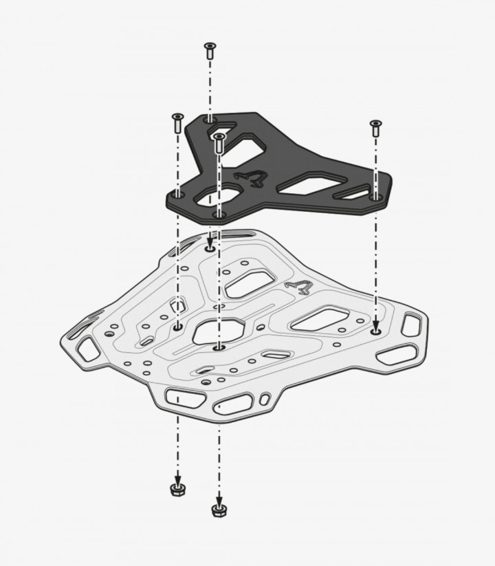 Maleta Superior con Soporte URBAN ABS Negro 16-29 L BMW R1250GS (21-24), F900GS Adventure (23) SW-MOTECH GPT.07.904.60100/B G...