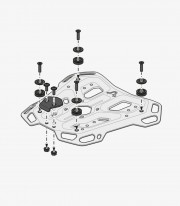 Maleta Superior con Soporte TRAX ADV Plateada 38 L BMW R 1250 GS (21-24), F 900 GS Adventure (23) SW-MOTECH GPT.07.904.70100/...