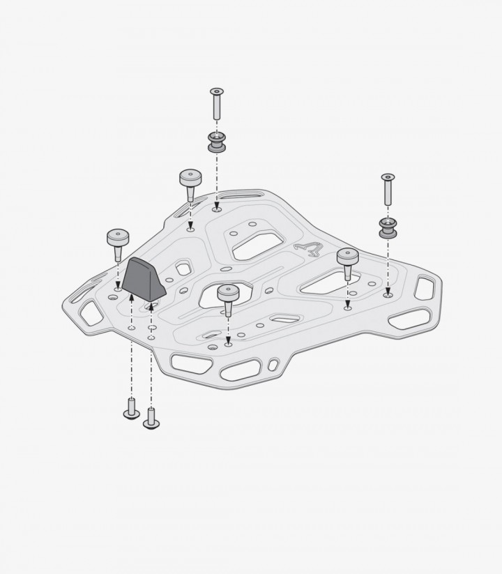 Maleta Superior con Soporte DUSC XL Negro 55 L BMW S 1000 XR (19-23), F 900 XR (19-24) SW-MOTECH GPT.07.954.66000/B GPT.07.95...