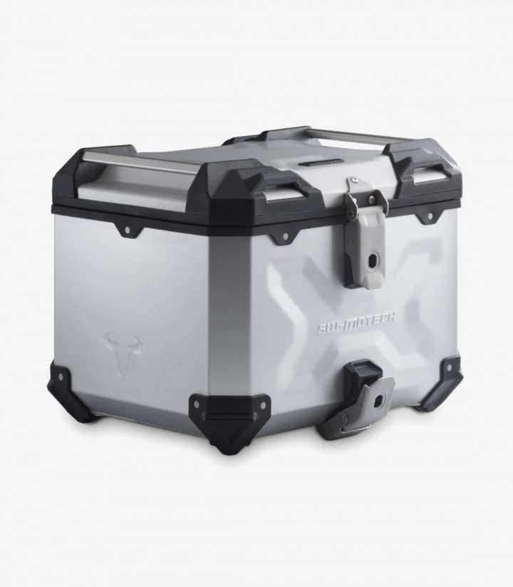 Maleta Superior con Soporte TRAX ADV Plateada 38 L BMW S 1000 XR (19-23), F 900 XR (19-24) SW-MOTECH GPT.07.954.70000/S GPT.0...