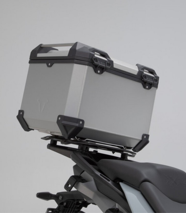 Maleta Superior con Soporte TRAX ADV Plateada 38 L BMW S 1000 XR (19-23), F 900 XR (19-24) SW-MOTECH GPT.07.954.70000/S GPT.0...