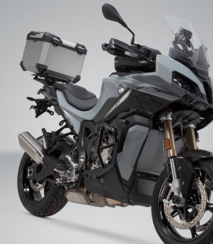 Topcase mit Träger TRAX ADV Silber 38 L BMW F 900 XR (19-24), S 1000 XR (19-23) SW-MOTECH GPT.07.954.70000/S